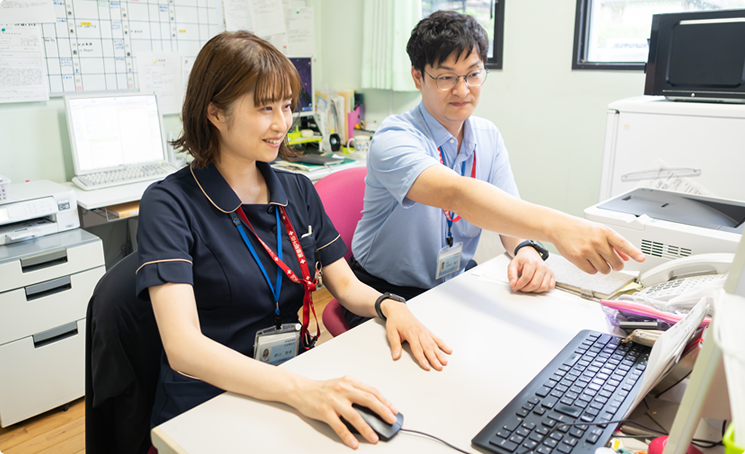 【写真】地域連携室の様子